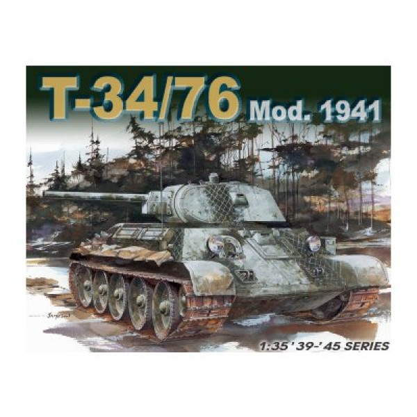 Maquette Char : T-34/76 Modèle 1941 - Dragon-6205