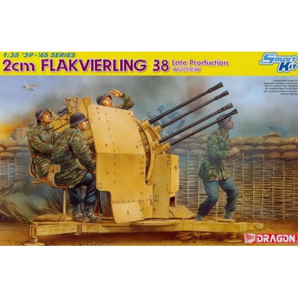 Flakvierling 38  Fin de Prod. Dragon 1/35 - T2M-D6547