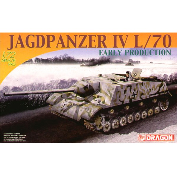 Jagdpanzer IV L/70 Debut Prod. Dragon 1/72 - Dragon-7307