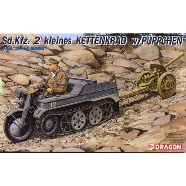 Sd.Kfz.2 Kettenkrad et Püpchen Dragon 1/35 - T2M-D6114