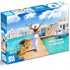1000 piece puzzle : Welcome to Greece