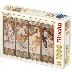 Puzzle mit 1000 Teilen: Alphonse Mucha – Staffel 2