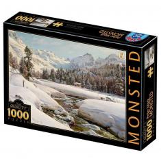 Puzzle 1000 pièces : Peder Mork Monsted - Hiver