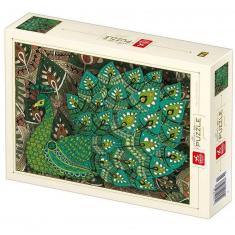 1000 pieces Puzzle : Peacock