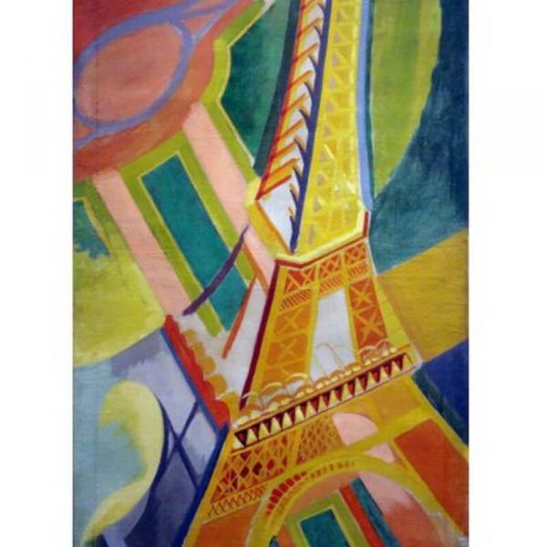 1000 pieces puzzle : Robert Delaunay - Eiffel Tower - Dtoys-47567
