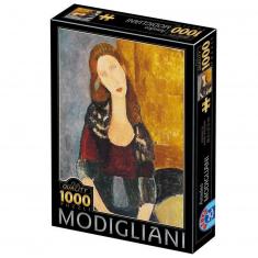 1000 pieces jigsaw puzzle : Modigliani - Portrait Hebuterne