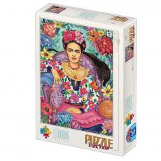Puzzle 1000 Teile: Groos Frida Kahlo