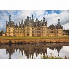 1000 pieces puzzle - Chateaux de France: Chateau de Chambord