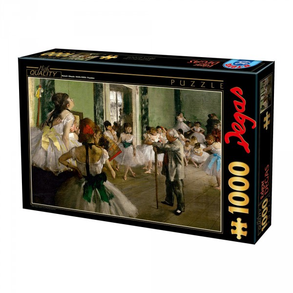 1000 pieces puzzle: Edgard Degas: The dance class - Dtoys-72801DE02