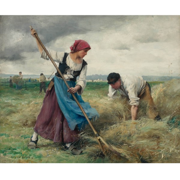 1000 pieces puzzle: Julien Dupré: The hay harvest - Dtoys-72788DU01