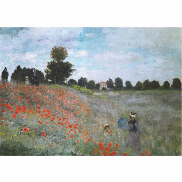 1000 pieces puzzle - Monet: the poppies - DToys-67548CM01