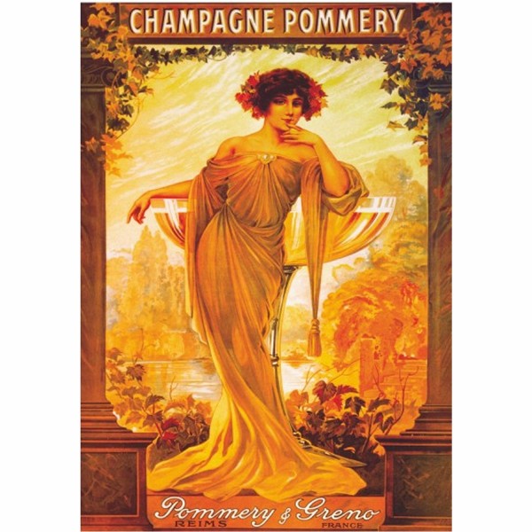 Poster vintage : Champagne Pommery - DToys-67579PS06