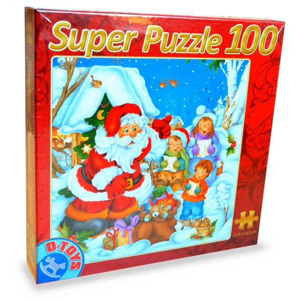 Puzzle 100 pièces : Super Puzzle Noël : Chants de Noël - Dtoys-67333XM02
