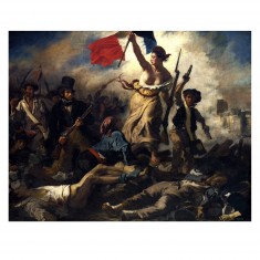 Puzzle 1000 pièces : Eugène Delacroix - La liberté guidant le peuple