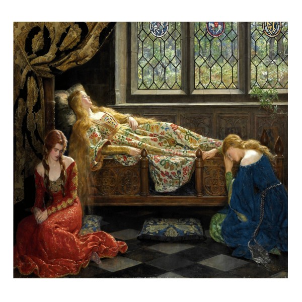 Puzzle 1000 pièces : John Collier - Beautés endormies - Dtoys-73822CO01