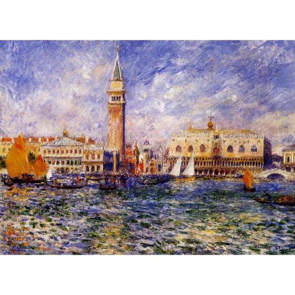 Puzzle de 1000 piezas: Renoir: El Palacio Ducal - DToys-66909RE08-2