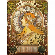 1000 Teile Puzzle - Alphonse Mucha: Zodiac