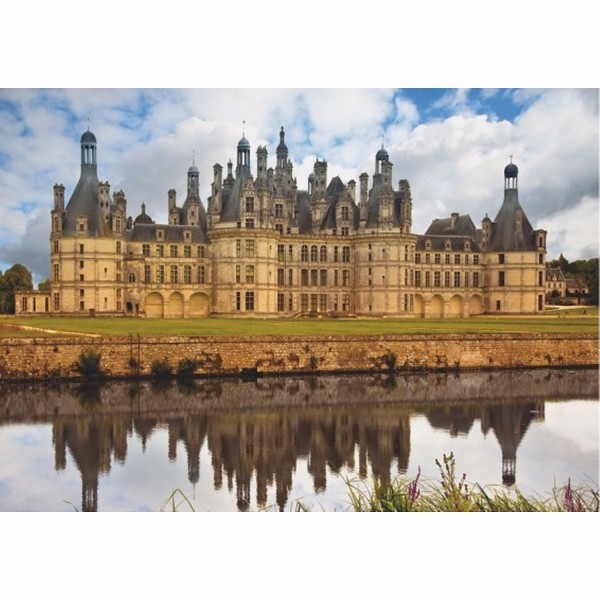 Puzzle de 1000 piezas - Castillos de Francia: Castillo de Chambord - Dtoys-67562FC01