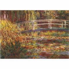 1000 Teile Puzzle - Monet: Die japanische Brücke