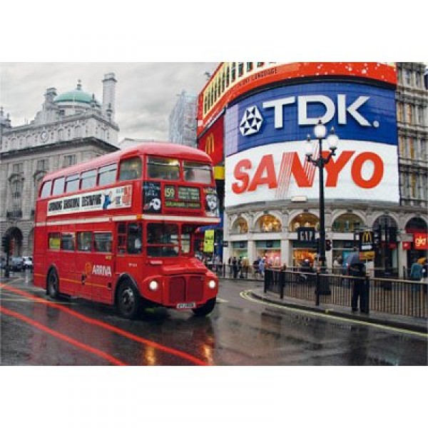 Puzzle 1000 pièces - Paysages nocturnes : Piccadilly Circus, Londres - Dtoys-64301NL01