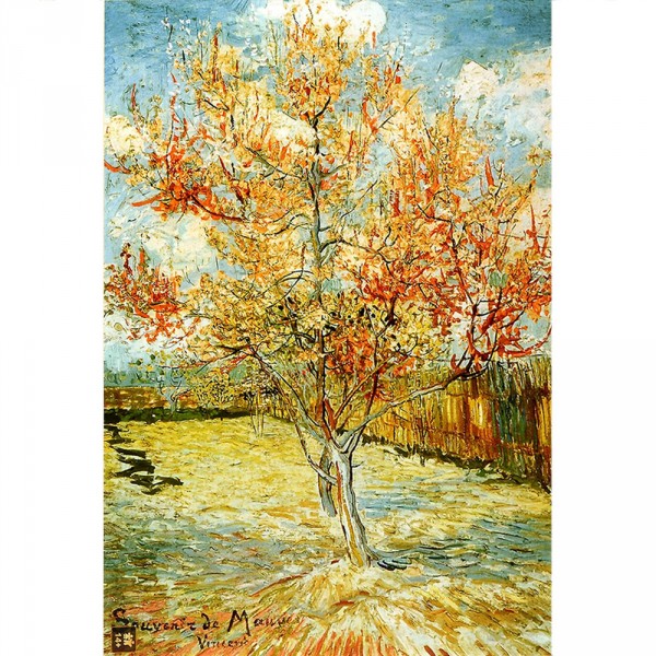 Puzzle 1000 pièces - Van Gogh : Pécher en fleurs - Dtoys-66916VG04