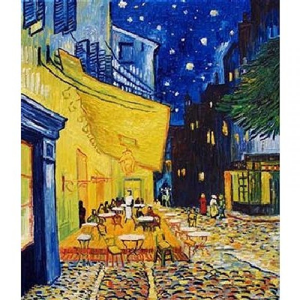 Puzzle de 1000 piezas - Van Gogh: Terraza de un café por la noche - Dtoys-66916VG09