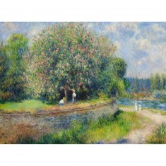 Puzzle 1000 pièces : Chestnut tree in bloom, Renoir