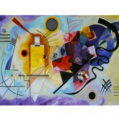 Puzzle 1000 pièces : Kandinsky : Jaune-Rouge-Bleu