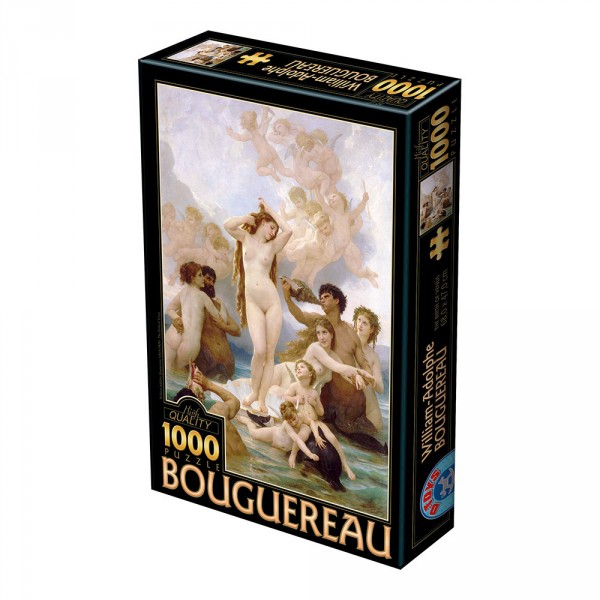 Puzzle 1000 pièces : William-Adople Bouguereau : La Naissance de Vénus - Dtoys-72764BO01