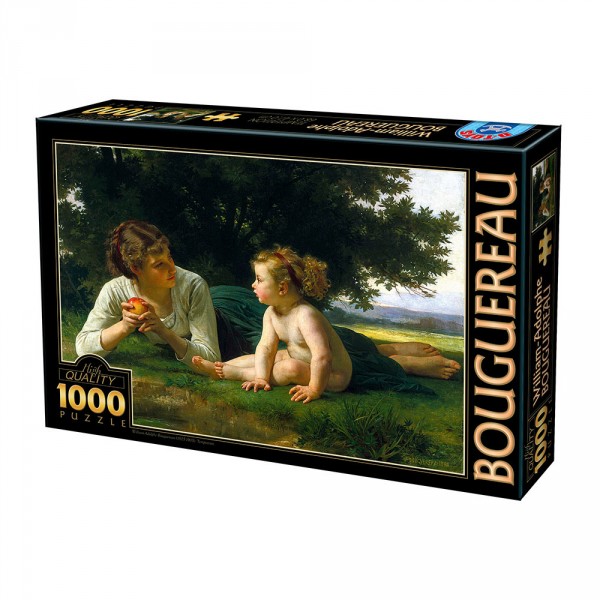 Puzzle 1000 pièces : William-Adople Bouguereau : Tentation - Dtoys-72764BO02