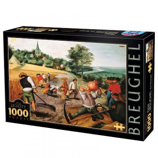 1000 Teile Puzzle - Brueghel: Sommer - Dtoys-66947BR02