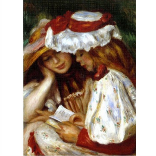 1000 Teile Puzzle - Renoir: Junge Mädchen lesen - Dtoys-66909RE02