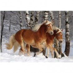 Puzzle 239 pièces - Magie des chevaux : Cheval Haflinger III