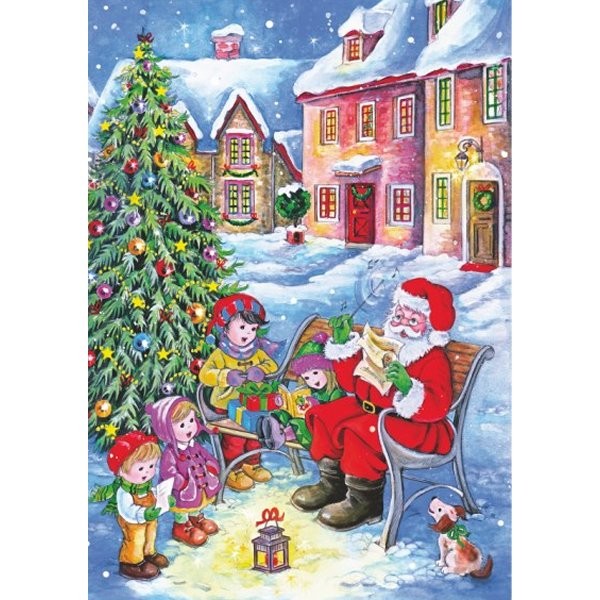 Puzzle 240 pièces - Christmas Collection : Rencontre avec le Père Noël - DToys-67647CH01