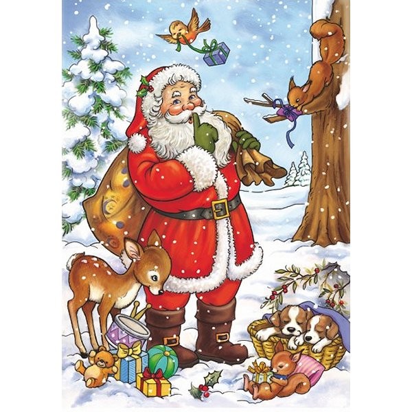Puzzle 35 pièces - Christmas Collection : La hotte est prête - DToys-67616CH02