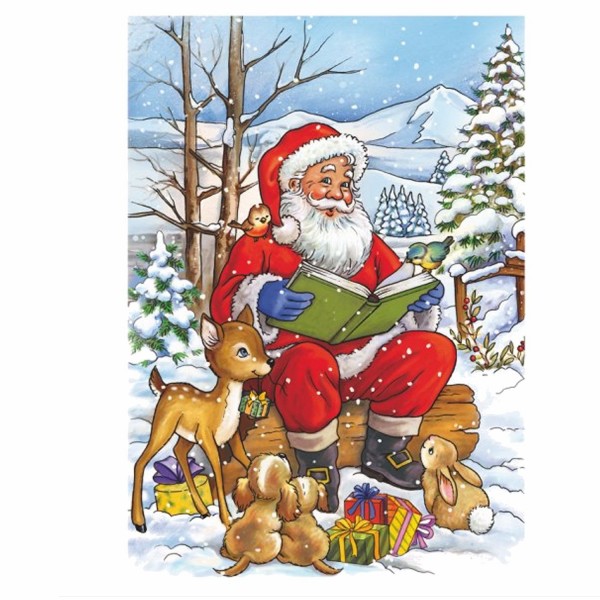 Puzzle 35 pièces - Christmas Collection : Petite lecture du soir - DToys-67616CH04