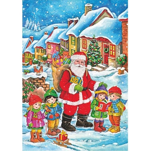 Puzzle 48 pièces - Christmas Collection : Merci Père Noël - DToys-67623CH02