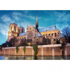Puzzle de 500 piezas - Paisajes: Catedral de Notre Dame de París