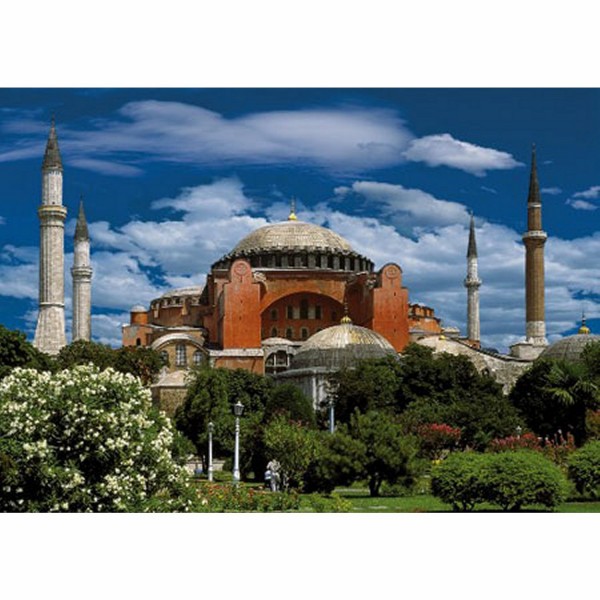 Puzzle 500 pièces - Paysages : Hagia Sophia, Istanbul, Turquie - Dtoys-50328AB04