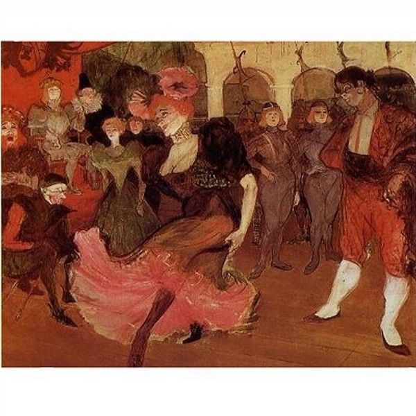 Puzzle 515 pièces - Henri de Toulouse-Lautrec : Marcelle Lender dansant le boléro dans Chilperic - Dtoys-66978TL03