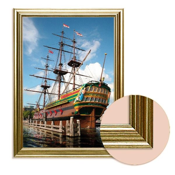 Toile avec cadre Art Print in Frame : Voilier Amsterdam, Nederlands Scheepvaartmuseum - Dtoys-68217AP01
