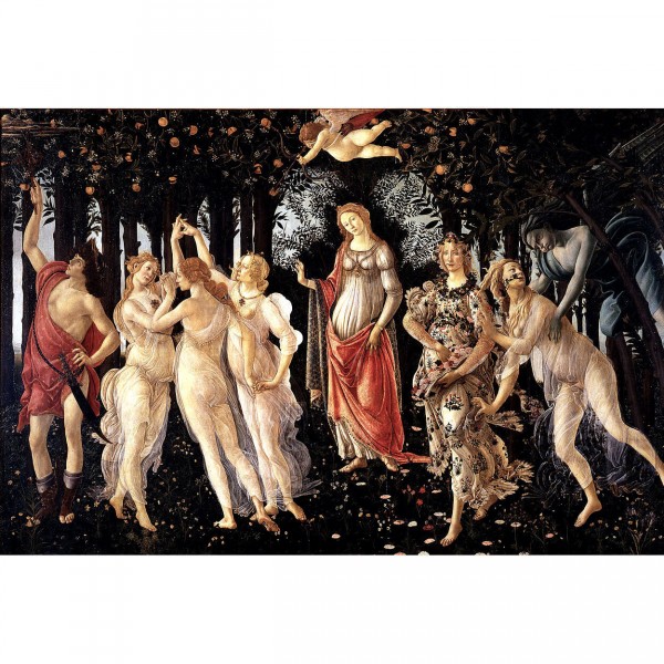 Puzzle 1000 pièces : Botticelli : Le Printemps - Dtoys-72672BO02