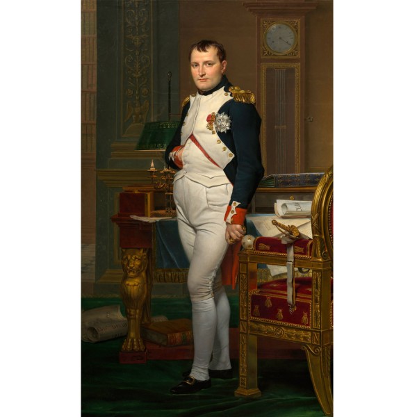 Puzzle 1000 pièces : David : Napoléon dans son cabinet de travail - Dtoys-72719DA02