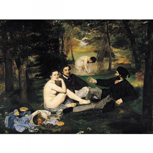 Puzzle 1000 pièces : Edouard Manet : Le Déjeuner sur l'herbe - Dtoys-73068MA04