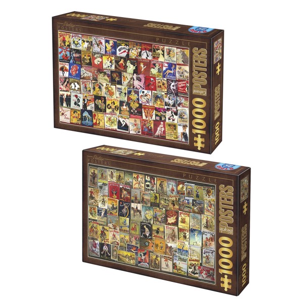 Pack Puzzles Publicité vintage : 2 puzzles de 1000 pièces - KIT00070