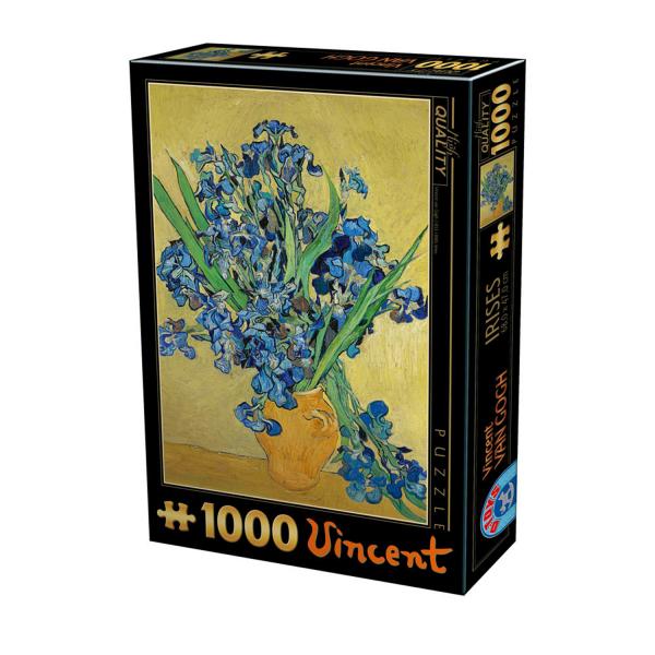 1000 pieces puzzle: Iris, Vincent Van Gogh - Dtoys-66916VG13