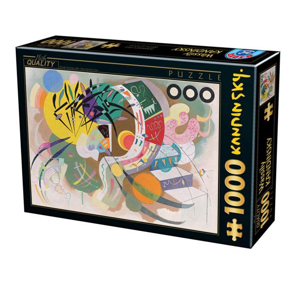 1000 pieces puzzle: Dominant curve, Wassily Kandinsky - Dtoys-72849KA06