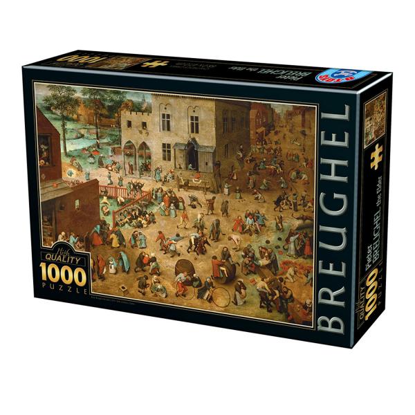 1000 pieces puzzle: Children's games, Pieter Brueghel - Dtoys-73778BR06