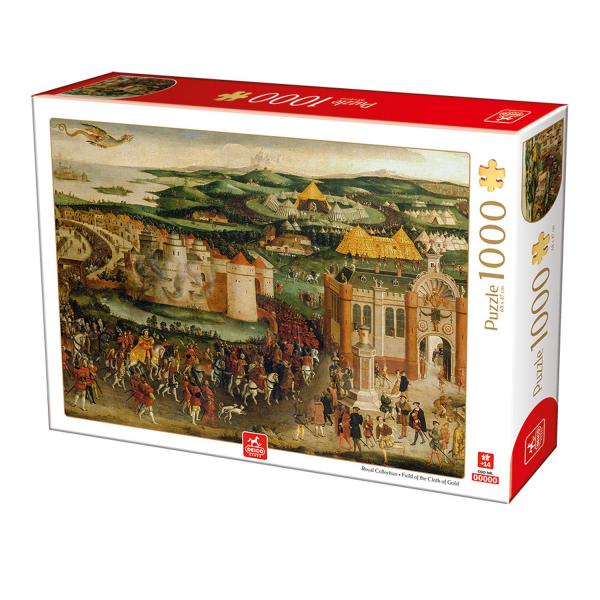 1000 pieces puzzle: Royal Collection: Camp du Drap D'Or  - Dtoys-76670
