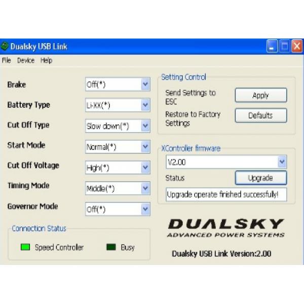 USB Link Programmation Dualsky V2 - 016-USBLINK